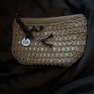 The Sak Brown Crochet Clutch